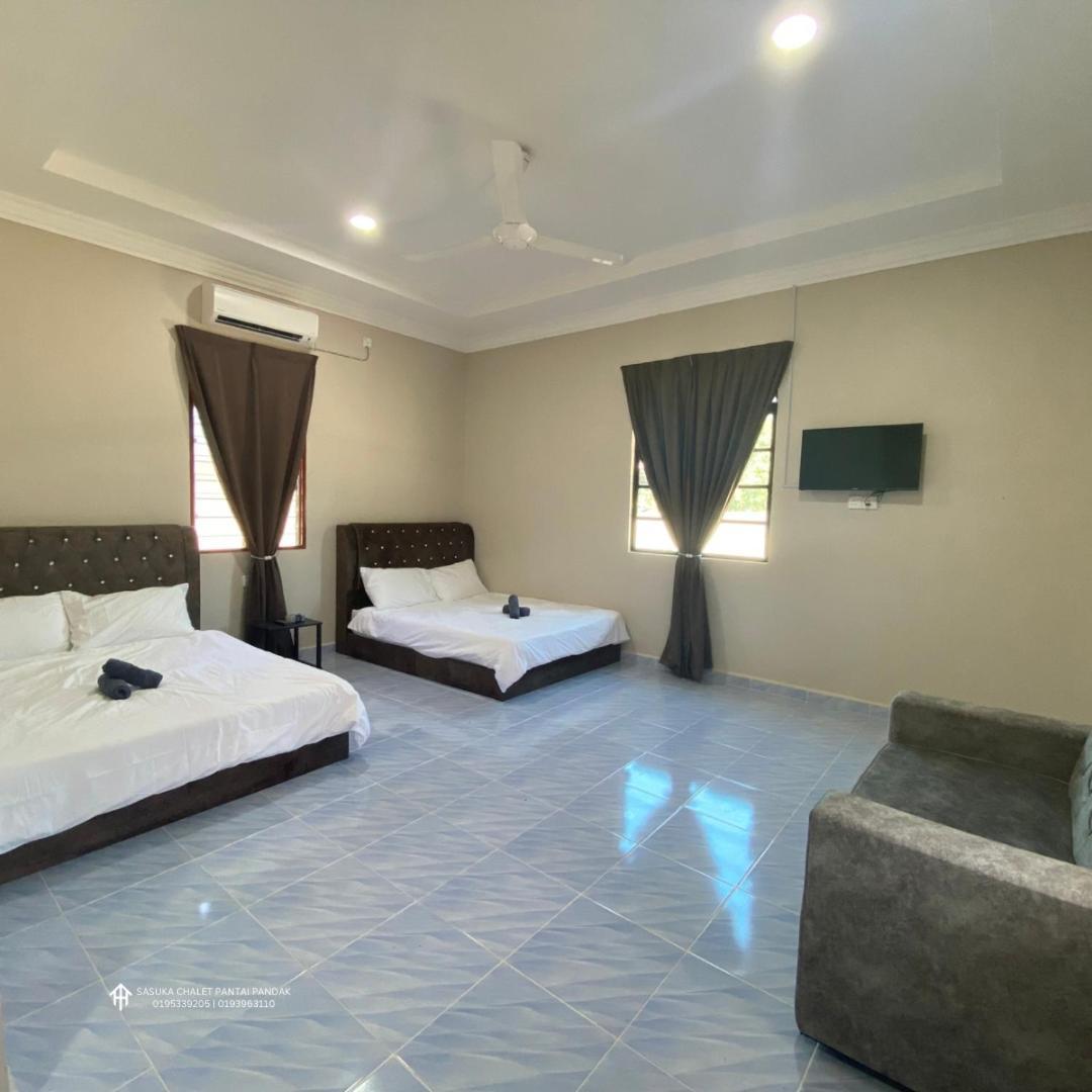 Sasuka Chalet Pantai Pandak Kuala Terengganu Exterior foto